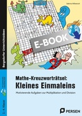 Cover: Mathe-Kreuzwortr&auml;tsel: Kleines Einmaleins - Persen Verlag