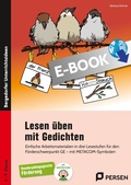 Cover: Lesen &uuml;ben mit Gedichten - Persen Verlag