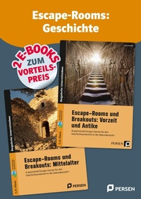 Abbildung von: Doppelband: Escape-Rooms Geschichte - Sek - Persen Verlag