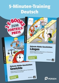 Abbildung von: Doppelband: Einfache Mathe-Geschichten - SoPäd - Persen Verlag