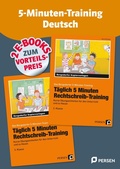 Cover: Doppelband 5 Minuten Training Deutsch - GS - Persen Verlag