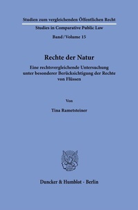 Abbildung von: Rechte der Natur - Duncker & Humblot