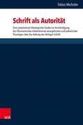 Cover: Schrift als Autorit&auml;t - Vandenhoeck & Ruprecht