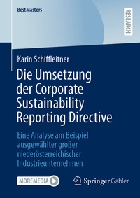 Abbildung von: Die Umsetzung der Corporate Sustainability Reporting Directive - Springer Gabler