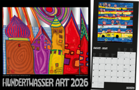Abbildung von: Hundertwasser Broschürenkalender Art 2026 - Wörner Verlag