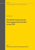 Cover: Die Modernisierung des Vertragsgerichtsstandes in der ZPO - JWV Jenaer Wissenschaftliche Verlagsgesellschaft