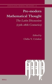 Abbildung von: Pre-modern Mathematical Thought - Brill