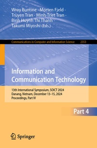 Enlarge image Cover: Information and Communication Technology - Springer Nature Switzerland AG