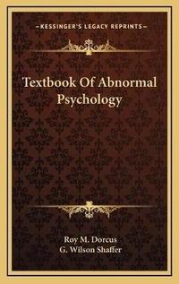 Enlarge image Cover: Textbook Of Abnormal Psychology - Kessinger Publishing