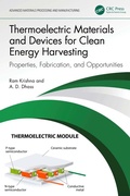Cover: Thermoelectric Materials and Devices for Clean Energy Harvesting - CRC Press