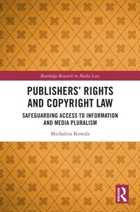 Abbildung von: Publishers' Rights and Copyright Law - Routledge