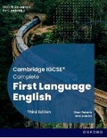 Cover: Cambridge IGCSE Complete First Language English: Student Book - Oxford University Press