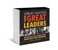 Abbildung von: 2026 Great Quotes From Great Leaders Boxed Calendar - Poisoned Pen Press
