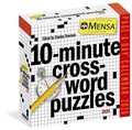 Cover: Mensa 10-Minute Crossword Puzzles Page-A-Day(r) Calendar 2026 - Workman Adult