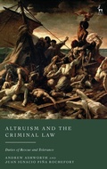 Cover: Altruism and the Criminal Law - Hart Publishing