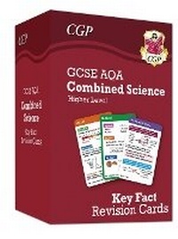 Enlarge image Cover: New GCSE Combined Science AQA Higher Key Fact Revision Cards - Summary cards for quick revision - Coordination Group Publications Ltd (CGP)