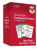 Cover: New GCSE Combined Science AQA Foundation Key Fact Revision Cards - Summary cards for quick revision - Coordination Group Publications Ltd (CGP)