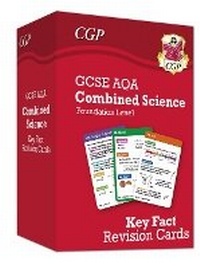 Enlarge image Cover: New GCSE Combined Science AQA Foundation Key Fact Revision Cards - Summary cards for quick revision - Coordination Group Publications Ltd (CGP)
