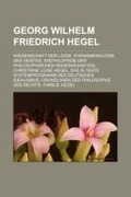 Cover: Georg Wilhelm Friedrich Hegel - Books LLC, Wiki Series