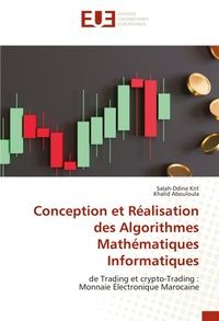 Enlarge image Cover: Conception et Realisation des Algorithmes Mathematiques Informatiques - Editions Universitaires Europeennes
