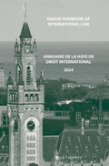 Cover: Hague Yearbook of International Law / Annuaire de La Haye de droit international, Vol. 37 (2024) - Martinus Nijhoff