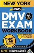 Cover: New York DMV Exam Workbook - Driving School