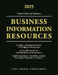 Abbildung von: Business Information Resources, 2025 - Grey House Publishing Inc