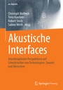 Cover: Akustische Interfaces - Springer Vieweg