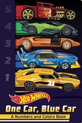 Cover: Hot Wheels: One Car, Blue Car: A Numbers and Colors Book (a Mattel Hot Wheels Shaped Novelty Board Book for Toddlers) - Buzzpop