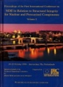 Cover: NDE in Relation to Structural Integrity for Nuclear and Pressurised Components - Elsevier