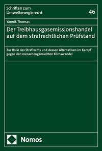 Bild: Der Treibhausgasemissionshandel auf dem strafrechtlichen Prüfstand - Nomos