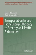 Cover: Transportation Issues: From Energy Efficiency to Security and Traffic Automation - Springer