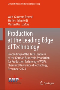 Enlarge image Cover: Production at the Leading Edge of Technology - Springer