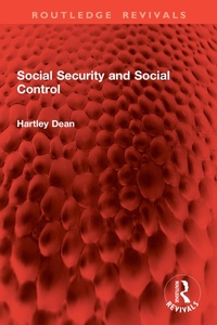 Enlarge image Cover: Social Security and Social Control - Routledge