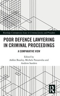 Cover: Poor Defence Lawyering in Criminal Proceedings - Routledge
