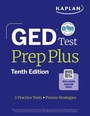 Cover: GED Test Prep Plus, Tenth Edition (2026): Includes a Diagnostic Pretest, 2 Full Length Practice Tests, 1000+ Practice Questions, and 60+ Online Videos - Simon + Schuster LLC