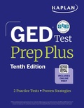 Cover: GED Test Prep Plus, Tenth Edition (2026): Includes a Diagnostic Pretest, 2 Full Length Practice Tests, 1000+ Practice Questions, and 60+ Online Videos - Simon + Schuster LLC
