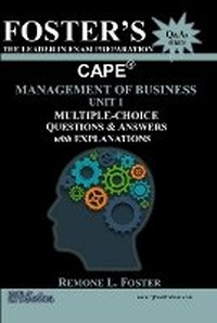 Enlarge image Cover: Foster's CAPE(R) Management of Business Unit 1 - Rlf Publications Limited