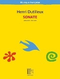 Cover: Dutilleux: Sonate (Sonata) for Piano - Introduction and Performance Notes by Florence Ribot - Durand Press
