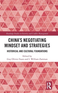 Enlarge image Cover: China's Negotiating Mindset and Strategies - Routledge