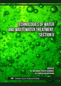 Cover: Technologies of Water and Wastewater Treatment. Section II - Trans Tech Publications Ltd