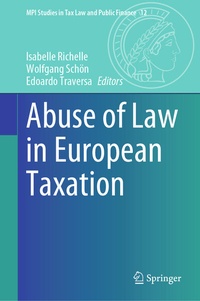 Abbildung von: Abuse of Law in European Taxation - Springer