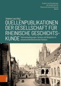 Cover: Quellenpublikationen der Gesellschaft für Rheinische Geschichtskunde - Böhlau