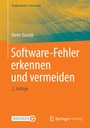 Cover: Software-Fehler erkennen und vermeiden - Springer Vieweg