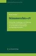 Cover: Stimmrechts-eV - Jan Sramek Verlag KG