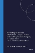 Cover: Proceedings of the First International Congress on the Hellenic Diaspora from Antiquity to Modern Times (Montreal, 17-22.iv. 1988 ; Athens, 26-30.iv. 1988) - Brill