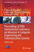 Cover: Proceedings of Fifth International Conference on Advances in Computer Engineering and Communication Systems - Springer Nature Switzerland AG