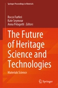 Cover: The Future of Heritage Science and Technologies - Springer