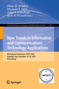 Bild: New Trends in Information and Communications Technology Applications - Springer