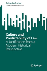 Abbildung von: Culture and Predictability of Law - Springer
